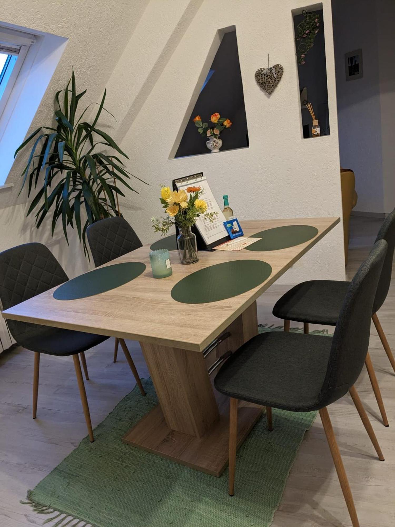 Waldblickwohnung Mit Schoener Terrasse Und Kamin Sebnitz Bagian luar foto